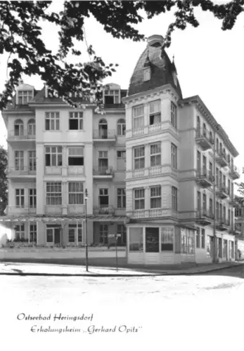 AK, Seebad Heringsdorf, FDGB-Heim "G. Opitz", Ansicht