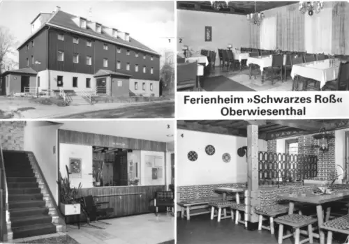 AK, Oberwiesenthal, Ferienheim "Schwarzes Roß", 1984
