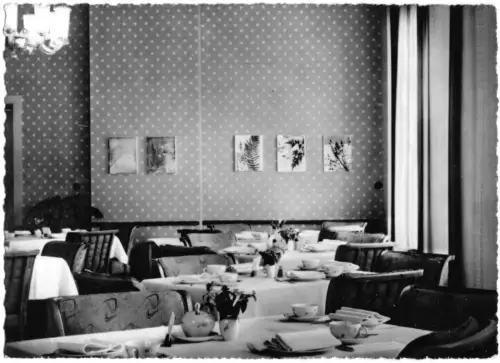 AK, Oberhof Thür. Wald, Thälmann-Haus, Speisesaal, 1960