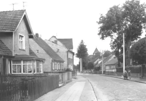 AK, Bredereiche Kr. Gransee, Straßenpartie, 1984