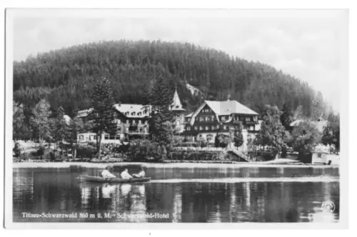 AK, Titisee Schwarzwald, Schwarzwald-Hotel, um 1936