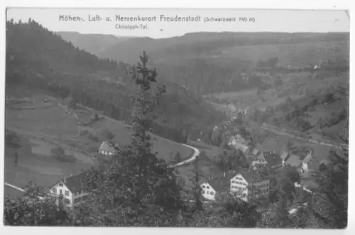 AK, Freudenstadt Schwarzw., Christoph-Tal, um 1912