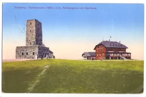 AK, Feldberg Schwarzwald, Gipfelbebauung, 1930