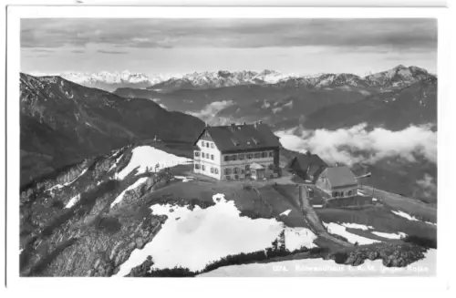 AK, Rotwandhaus gegen Rofan, 1935