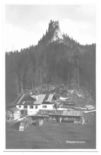 AK, Tegernsee, Riederstein mit Bauernhof, um 1930