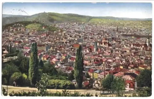 AK, Stuttgart, Teilansicht, 1928