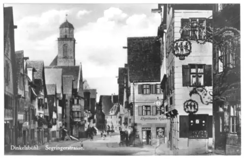 AK, Dinkelsbühl, Segringerstr., Echtfoto, um 1930