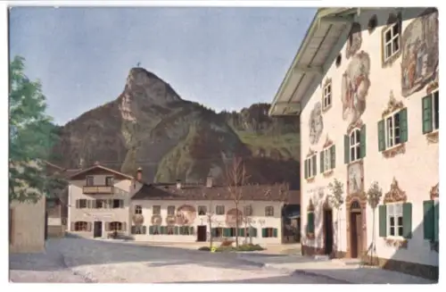 AK, Oberammergau, Hauptstr., um 1920