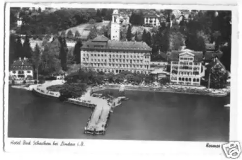 AK, Lindau Bodensee, Hotel Bad Schachen, Luftbild, 1939