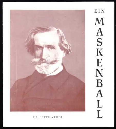 Theaterprogramm, Brandenburger Theater, Ein Maskenball, 1971