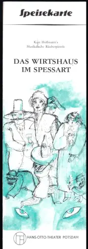 Theaterprogramm, Hans-Otto-Theater Potsdam, Das Wirtshaus im Spessart, 1978/79