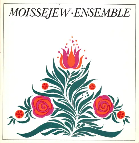 Veranstaltungsprogramm, Moissejew-Ensemble, 1967