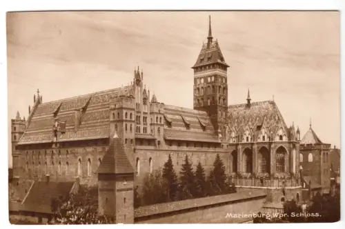 AK, Marienburg Westpr., Malbork, Die Marienburg, Schloß, 1928