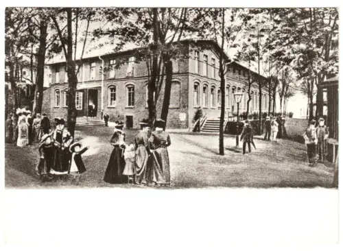 AK, Stralsund, Konzerthaus und Touristenheim, um 1900, Reprint, 1980