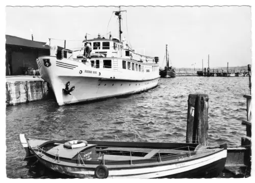 AK, Stralsund, Hafen, Seebäderdienst der "Weißen Flotte", MS Seebad Binz, 1961