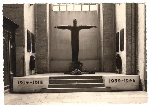 AK, Stralsund, Nikolaikirche, Gedächtnismal, um 1960