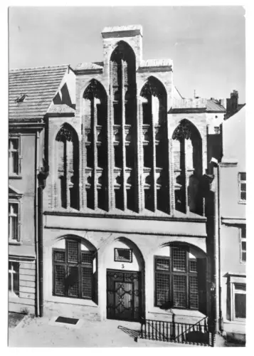 AK, Stralsund, Gothisches Dielenhaus, 1984
