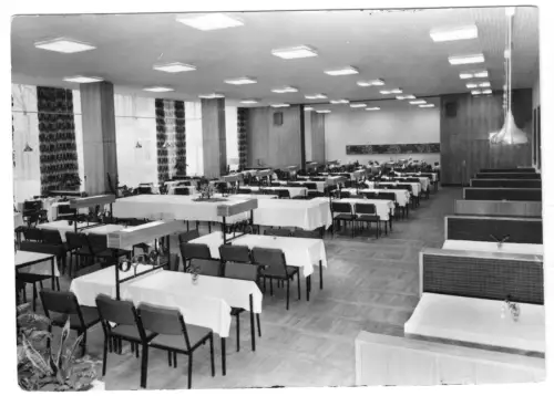 AK, Kühlungsborn Kr. Bad Doberan, FDGB-Heim "Ernst Grube", Restaurant, 1974
