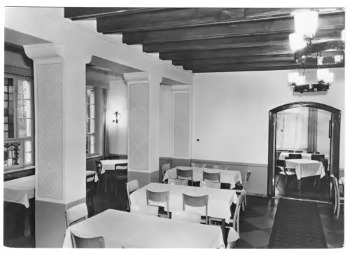 AK, Bad Wilsnack, Clara-Zetkin-Heim, Speiseraum, 1965