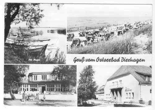 AK, Ostseebad Dierhagen, Kr. Ribnitz-Damgarten, vier Abb., 1979
