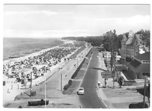 AK, Kühlungsborn Kr. Bad Doberan, Strandpromenade, 1968