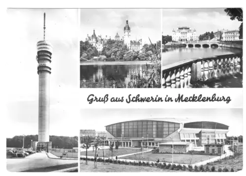 AK,  Schwerin, vier Abb., 1976