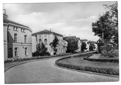 AK, Bad Doberan, OT Heiligendamm, Straßenpartie mit Villen, 1968