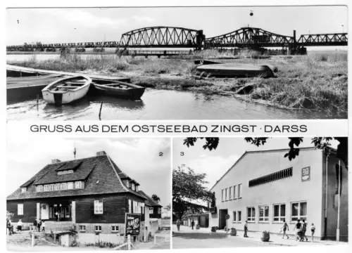 AK, Ostseebad Zingst Darß, drei Abb., 1980