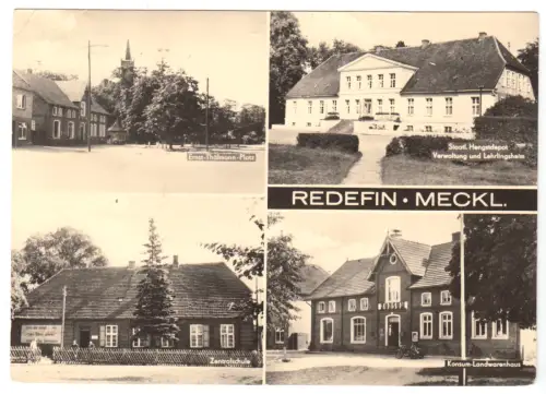 AK,  Redefin Meckl., vier Abb., 1968