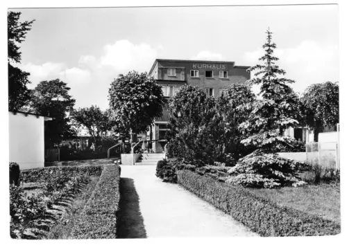 AK, Ostseebad Rerik, Blick durch die Anlagen zum Kurhaus, 1975
