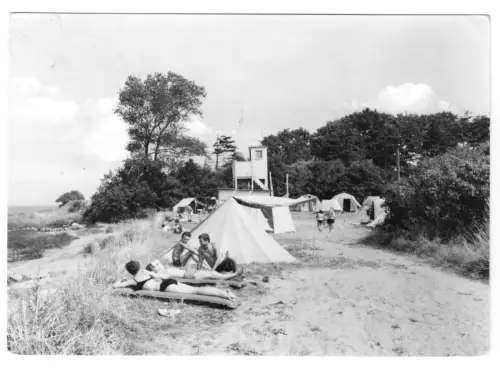 AK, Boiensdorf Kr. Wismar, Zeltplatz, belebt, 1973