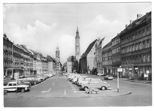 AK, Görlitz, Leninplatz, belebt, 1978