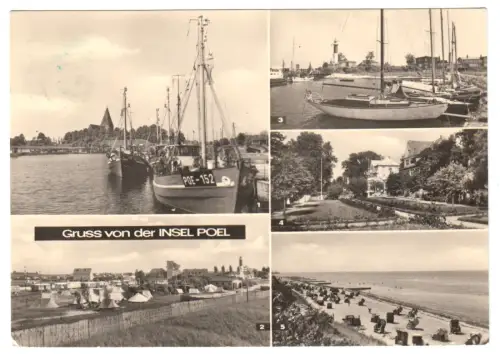 AK, Insel Poel, fünf Abb., 1967