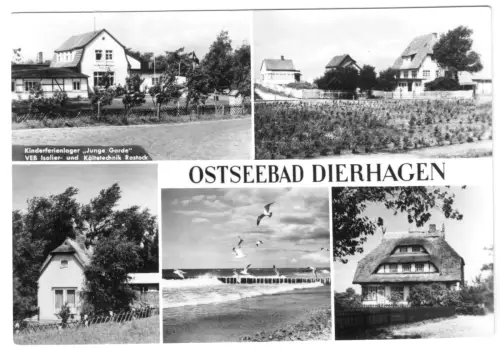 AK, Ostseebad Dierhagen, Kr. Ribnitz-Damgarten, fünf Abb., 1983