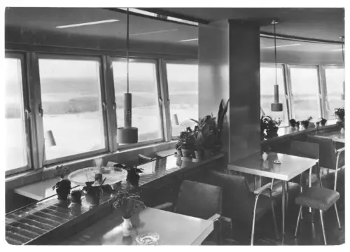 AK,  Schwerin Zippendorf, Fernsehturm, Turmcafé, Version 1, 1965