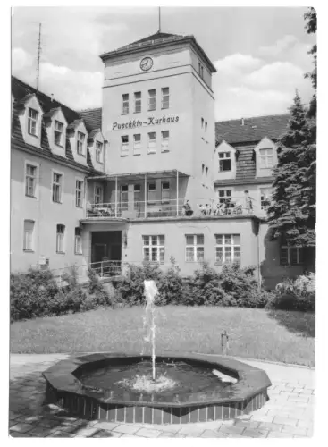 AK, Bad Wilsnack, Puschkin-Kurhaus, Version 1, 1971