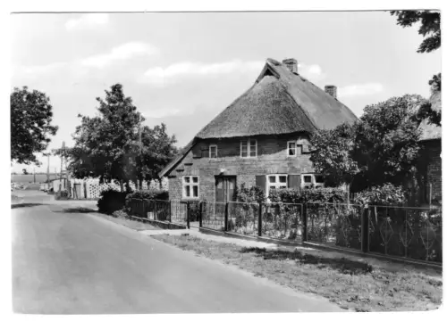 AK, Reinberg Kr. Grimmen, OT Stahlbrode, Fischerhaus, 1980