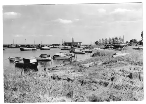 AK, Reinberg Kr. Grimmen, OT Stahlbrode, Fischerhafen, 1975