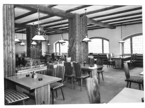 AK, Bergen Rügen, HO Rugard-Gaststätte, Bauernstube, 1974