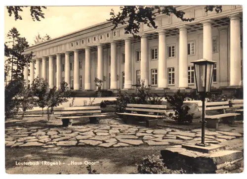 AK, Lauterbach Rügen, Haus Goor, Version 1, 1960