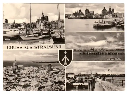 AK, Stralsund, fünf Abb., 1975