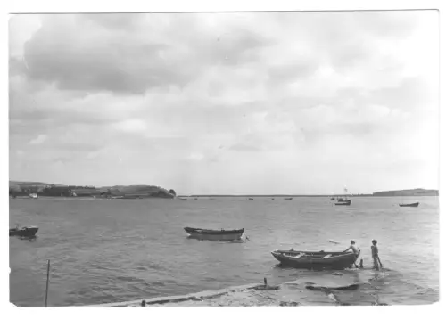 AK, Alt Reddewitz Rügen, Am Hagenschen Wiek, 1982