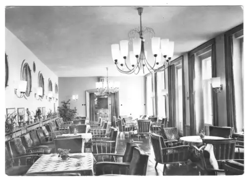 AK, Lauterbach Rügen, Erholungsheim "Haus Goor", Clubraum, 1967