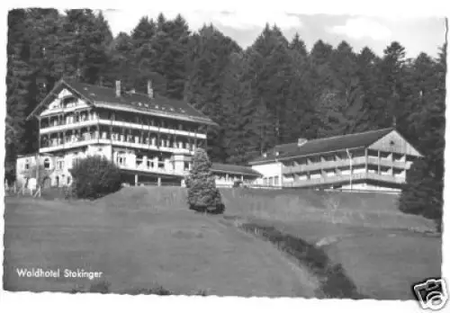 AK, Freudenstadt Schwarzw., Waldhotel Stockinger, 1958