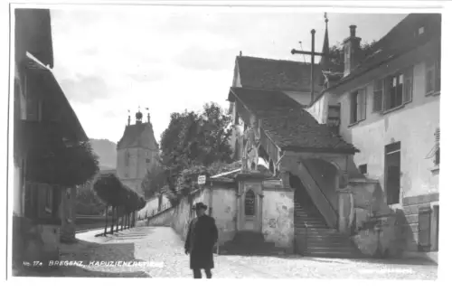 AK, Bregenz, Vorarlberg, Kapuzienerstiege, um 1930