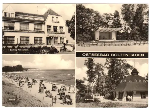 AK, Ostseebad Boltenhagen, vier Abb., u.a. Zentrag-Heim, 1970