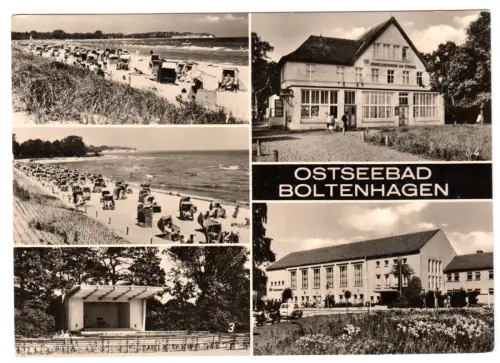 AK, Ostseebad Boltenhagen,  fünf Abb., 1972