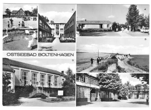 AK, Ostseebad Boltenhagen,  sechs Abb., u.a. Müttererholungsheim, 1979