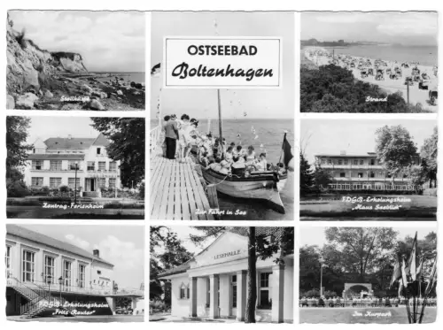 AK, Ostseebad Boltenhagen, acht Abb., 1962