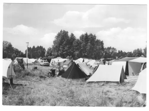 AK, Ostseebad Boltenhagen, Zeltplatz, belebt, 1967